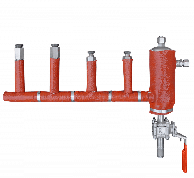 Isolierfabrik - Silikon Hitzeschutzschlauch HSS für Hochtemperatur Rohre wie Edelstahlrohre, Hitzeschutz auch für Anlagen und Armaturen, Verteiler, Schützt vor chemischen Stoffen, Abriebfest, Chemikalienresistent, Asbestfrei, Robust